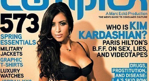  ​Η Kim Kardashian στο πρώτο της εξώφυλλο το 2007